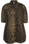 ZHENZI dierenprint blouse jas 3/4 mo | 200989blacS=42-44&nbsp;