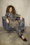 ZHENZI dierenprint blouse Siff | 201049maroM=46-48&nbsp;