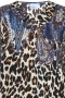 ZHENZI dierenprint blouse Siff | 201049maroM=46-48&nbsp;