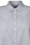 ZHENZI streep blouse blauw/wit glitt | 201064NAVYM=46-48&nbsp;