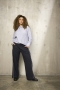 ZHENZI streep blouse blauw/wit glitt | 201064NAVYM=46-48&nbsp;