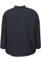 ZHENZI streep sweater trui rits | 201031NAVYS=42-44&nbsp;