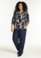 Studio blouse Feodora | S255850navy/sandM=46/48&nbsp;