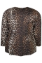 ZHENZI shirt dierenprint  Saga | 201013BLACM=46-48&nbsp;