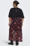 ONLY ECO midi rok rozen print | 15363140BLAC/AOPM=46/48&nbsp;