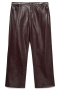 VERO MODA curve leatherlook broek | 10337387WINE44&nbsp;