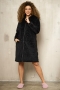 ZHENZI fleece badjas Sela | 201041BLACM=46-48&nbsp;