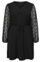 VERO MODA curve ECO jurk | 10337810BLAC44&nbsp;