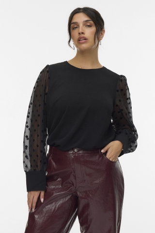 VERO MODA curve ECO shirt | 10337811BLAC44&nbsp;