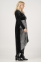 Curviss jurk glitter overslag | 924421blacS=46&nbsp;
