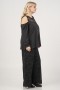 Curviss shirt cold shoulder kant | 399801blacS=46&nbsp;