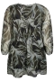 ZHENZI a-lijn tuniek bladprint | 2010435855M=46-48&nbsp;