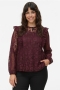 VERO MODA curve Kanten shirt ECO | 10336762WINE44&nbsp;