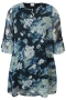 ZHENZI tuniek voile 3/4 mouw | 2011206445M=46-48&nbsp;