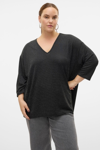 VERO MODA curve ECO glitter shirt | 10318156CHTO/COLUS=42/44&nbsp;