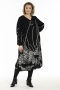 Gozzip jurk Malene | G256058blac/prinM=46/48&nbsp;