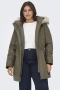 ONLY eco parka jas met bontkraag | 15185999STGR/NAFUM=46/48&nbsp;