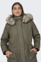 ONLY eco parka jas met bontkraag | 15185999STGR/NAFUM=46/48&nbsp;