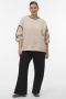VERO MODA eco sweater zwarte bies | 10337674PUST/MELAM=46/48&nbsp;