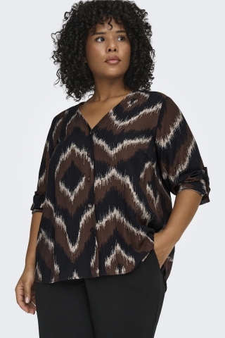 ONLY shirt v-hals 3/4 mouwen | 15379980SHCH/DIZI46&nbsp;