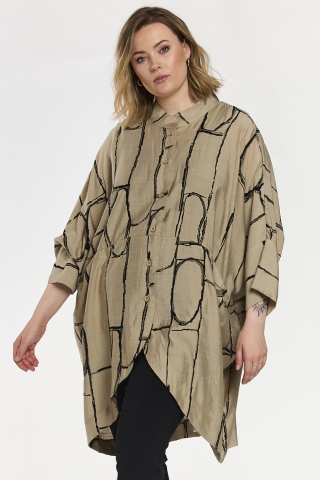 Gozzip blouse Silje | G261013beig/SandM=46/48&nbsp;