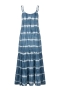 Bagoes Lange Jurk streep | B005015blue/whit1 maat&nbsp;
