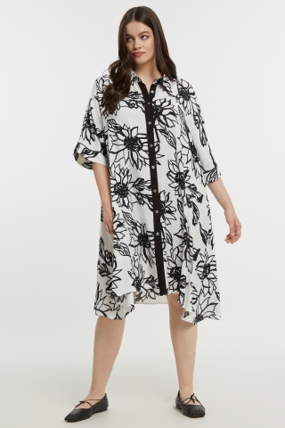 Mat Fashion jurk | 85017132WHITS=44-46&nbsp;