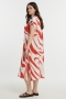 Mat fashion jurk | 85017080REDS=44-46&nbsp;