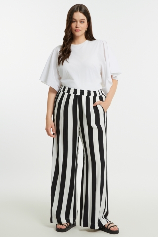 Mat fashion broek | 85012059BLACS=44-46&nbsp;