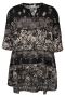 ZHENZI tuniek 3/4 mouw | 201290BLACM=46-48&nbsp;