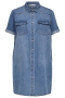 ONLY eco denim jurk korte mouw | 15368239MEBL42&nbsp;