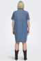ONLY eco denim jurk korte mouw | 15368239MEBL42&nbsp;