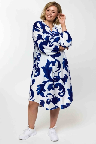 Gozzip jurk Anja | G262013offw/blueM=46/48&nbsp;