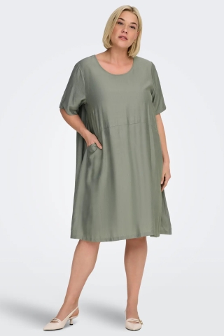 ONLY jurk 2/4 mouwen ronde hals | 15374699MERM46&nbsp;