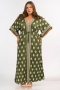 Curviss jurk kaftan look | 92761olivS=46&nbsp;