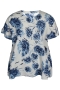 ZHENZI blouse korte mouw | 201308NAVYM=46-48&nbsp;