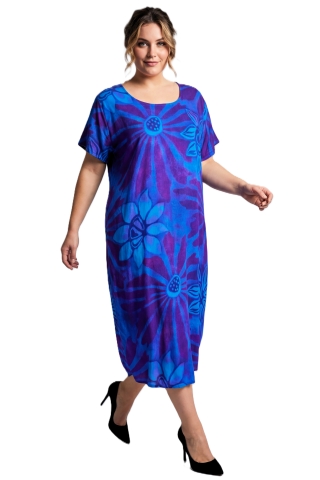 Luna jurk Helena 03 | helena5456dabl/purp42-52 one&nbsp;