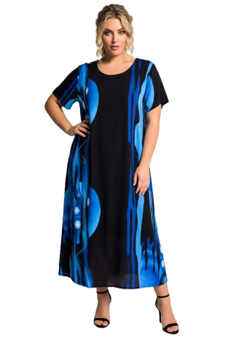 Luna jurk Helena 06 | helena5459blac/blue42-52 one&nbsp;