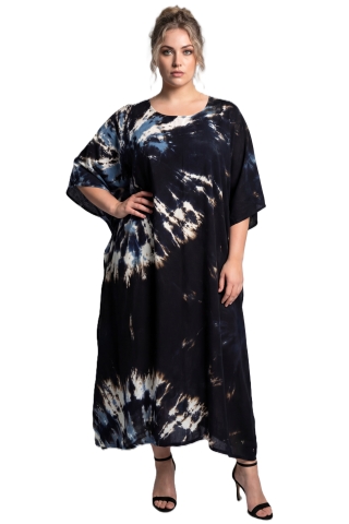 Luna kaftan classic 34 | kaftan5486blac/whit46-60 big&nbsp;