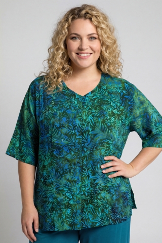 Luna blouse Dallas 13 | dallas5411blue/gree42-52 one&nbsp;