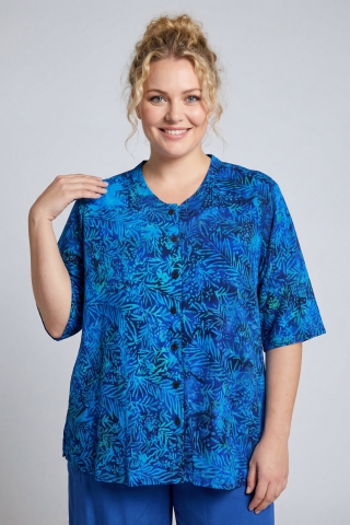 Luna blouse Dallas 16 | dallas5414blue/blue42-52 one&nbsp;