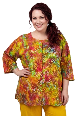 Luna blouse Emma 52 | emma5426lime/oran46-60 big&nbsp;