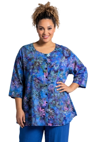 Luna blouse Emma 54 | emma5428blue/pink46-60 big&nbsp;