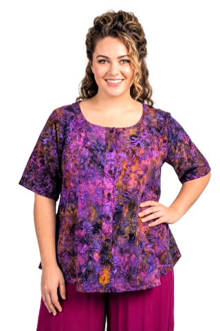 Luna blouse Noelle 02 | noelle5421lila/pink40-46&nbsp;