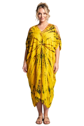 Luna kaftan jurk Niva 08 | niva5490yell46-60 big&nbsp;