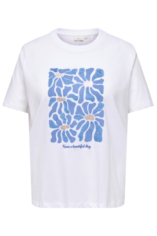 ONLY shirt korte mouw | 15372122BRWH/BFFLM=46/48&nbsp;