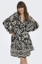 ONLY jurk lange mouw v-hals | 15358636BLWH48&nbsp;