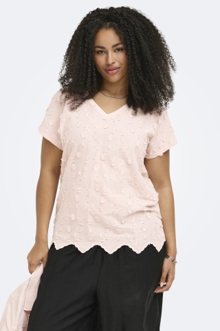 ONLY shirt Lulu v-hals | 15325133SERO/3DFLM=46/48&nbsp;