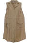 Gozzip jas Mouna waistcoat | G254053sandM=46/48&nbsp;