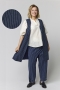 Gozzip lang vest Neve strepen | G264046navy/whitM=46/48&nbsp;